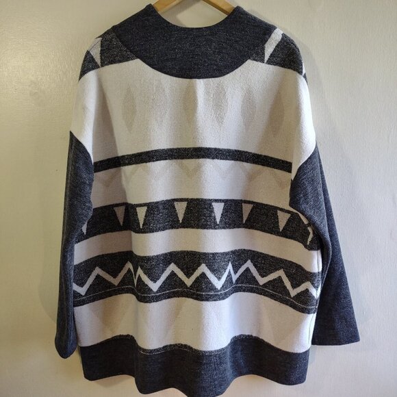 Haris Cotton Open Cardigan Casual Cabincore Southwest Ranch Small/Medium - Picture 4 of 7